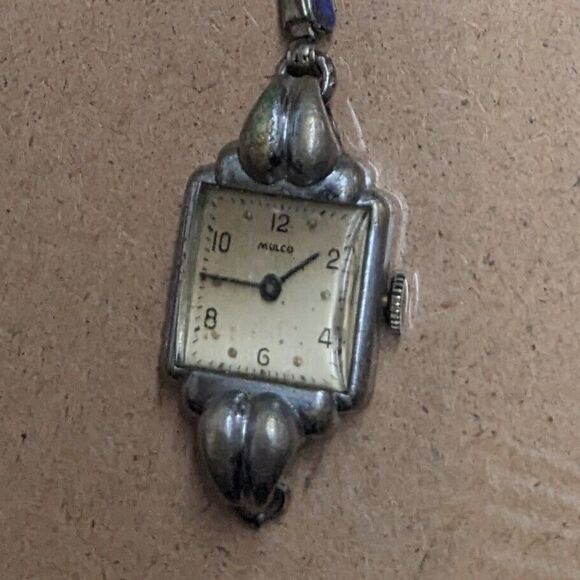 Vintage Mulco Women's‎ Gold Filled Band 15 Jewel Swiss Made Watch Not Working - Picture 1 of 10